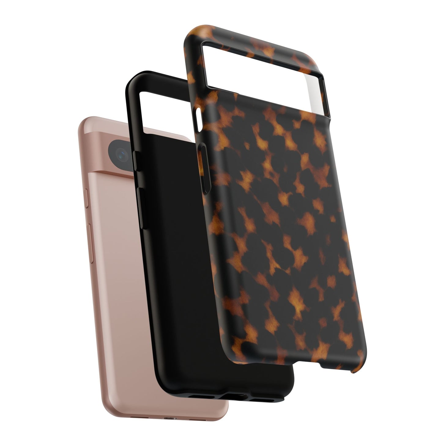 Tortoiseshell Phone Case – Brown Leopard Pattern Luxury Tough Protective Case