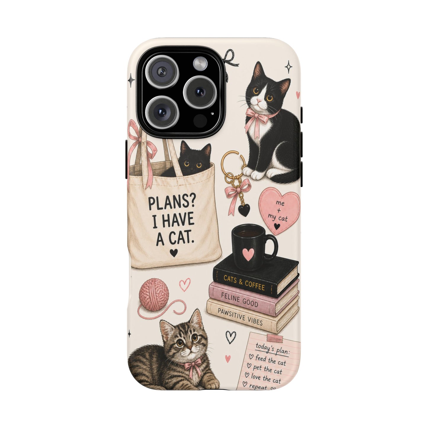 Cat Lover Phone Case | Plans? I Have A Cat Cute Aesthetic Cover