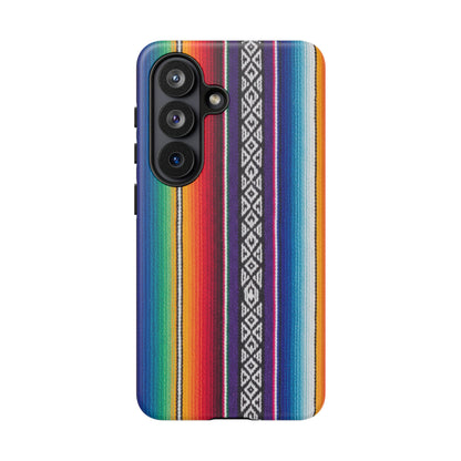 Serape Stripe Phone Case – Colorful Mexican Blanket Pattern Tough Case