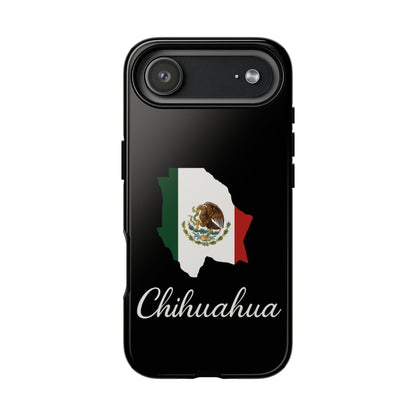 Chihuahua Mexico Flag Map Phone Case | Mexican American Pride Tough Case for iPhone & Samsung