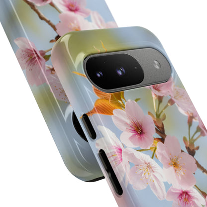 Cherry Blossom Phone Case – Pink Floral Tough Case (iPhone, Samsung Galaxy, Pixel)