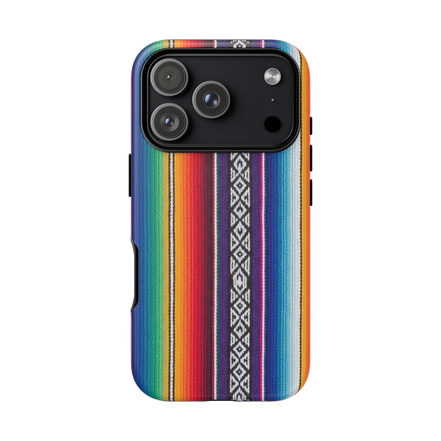 Serape Stripe Phone Case – Colorful Mexican Blanket Pattern Tough Case