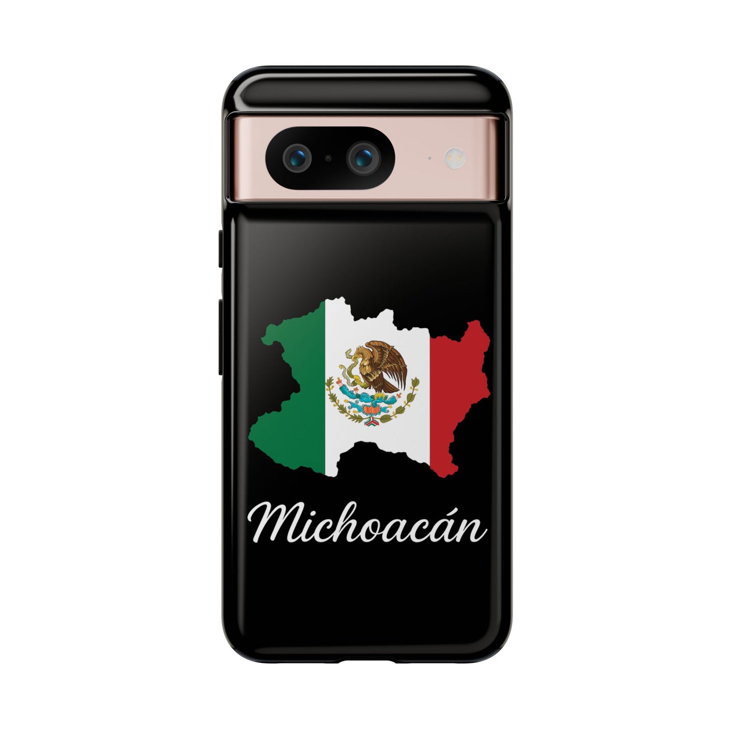 Michoacán Mexico Flag Map Phone Case | Mexican American Pride Tough Case for iPhone & Samsung