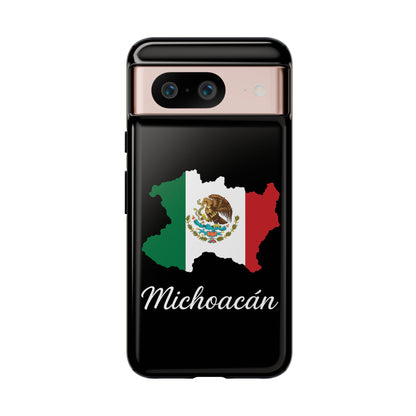 Michoacán Mexico Flag Map Phone Case | Mexican American Pride Tough Case for iPhone & Samsung