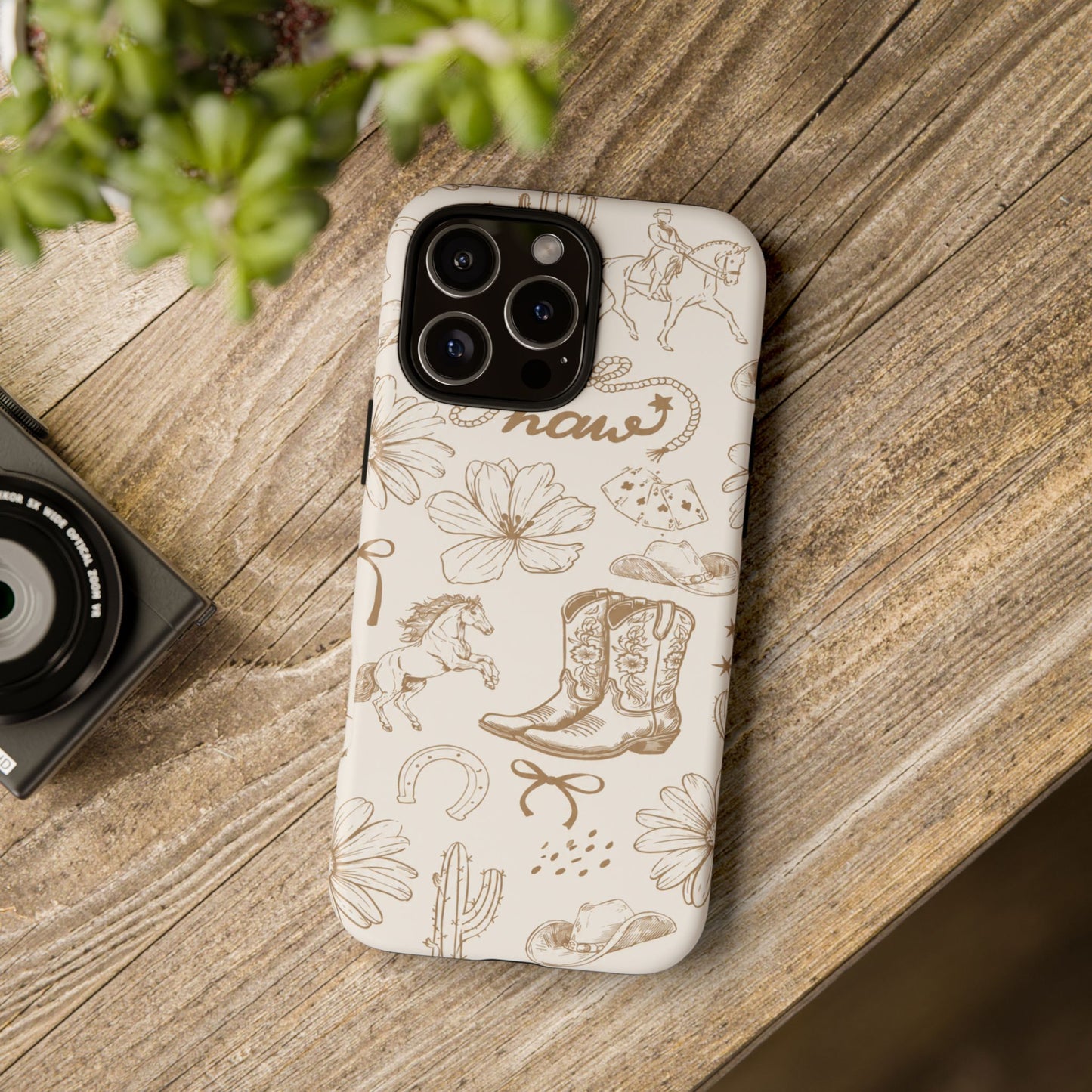 Western Cowgirl Phone Case for iPhone Samsung Galaxy Pixel Tough Case