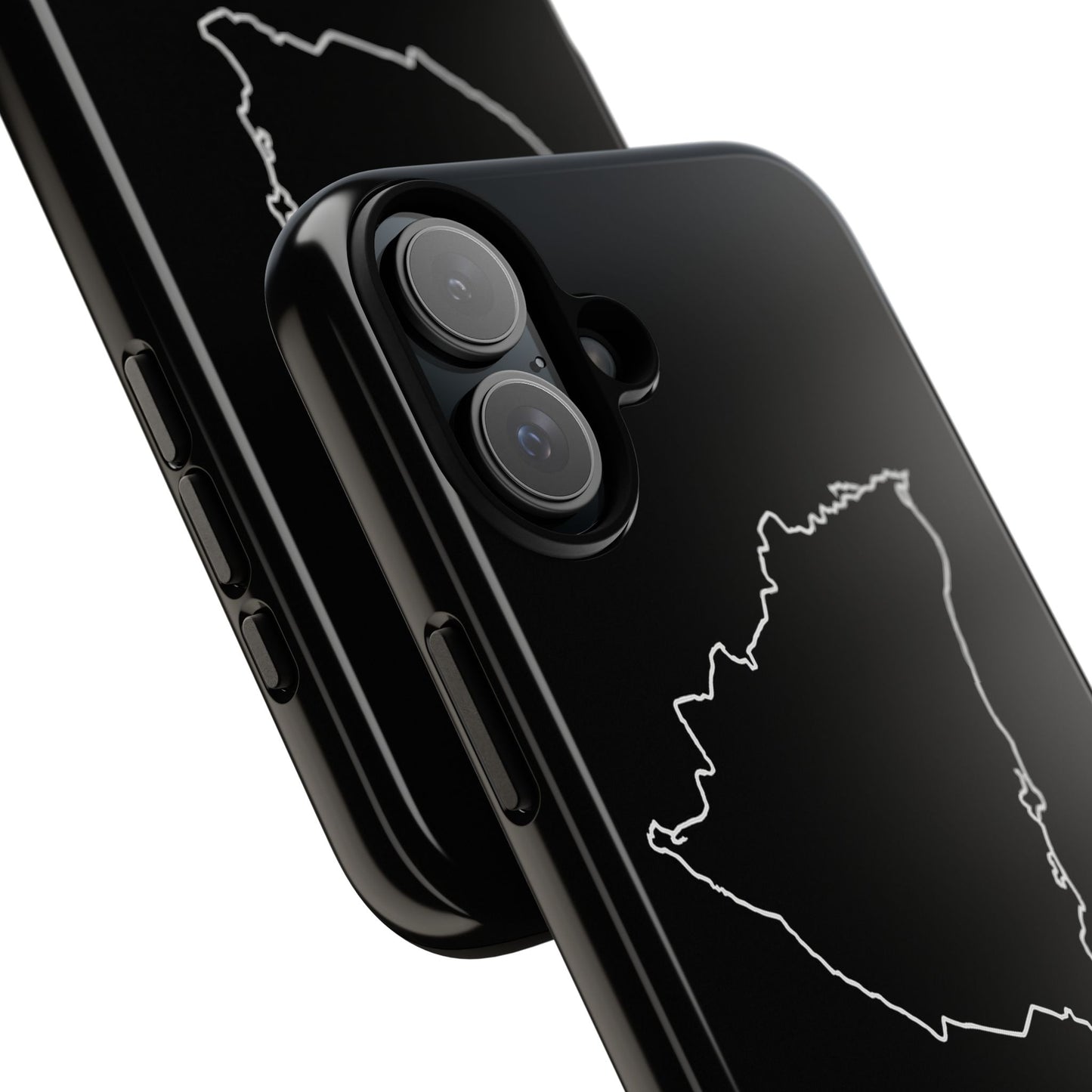 Nicaragua Outline Phone Case – Minimal Country Map Tough Case (iPhone, Samsung, Pixel)