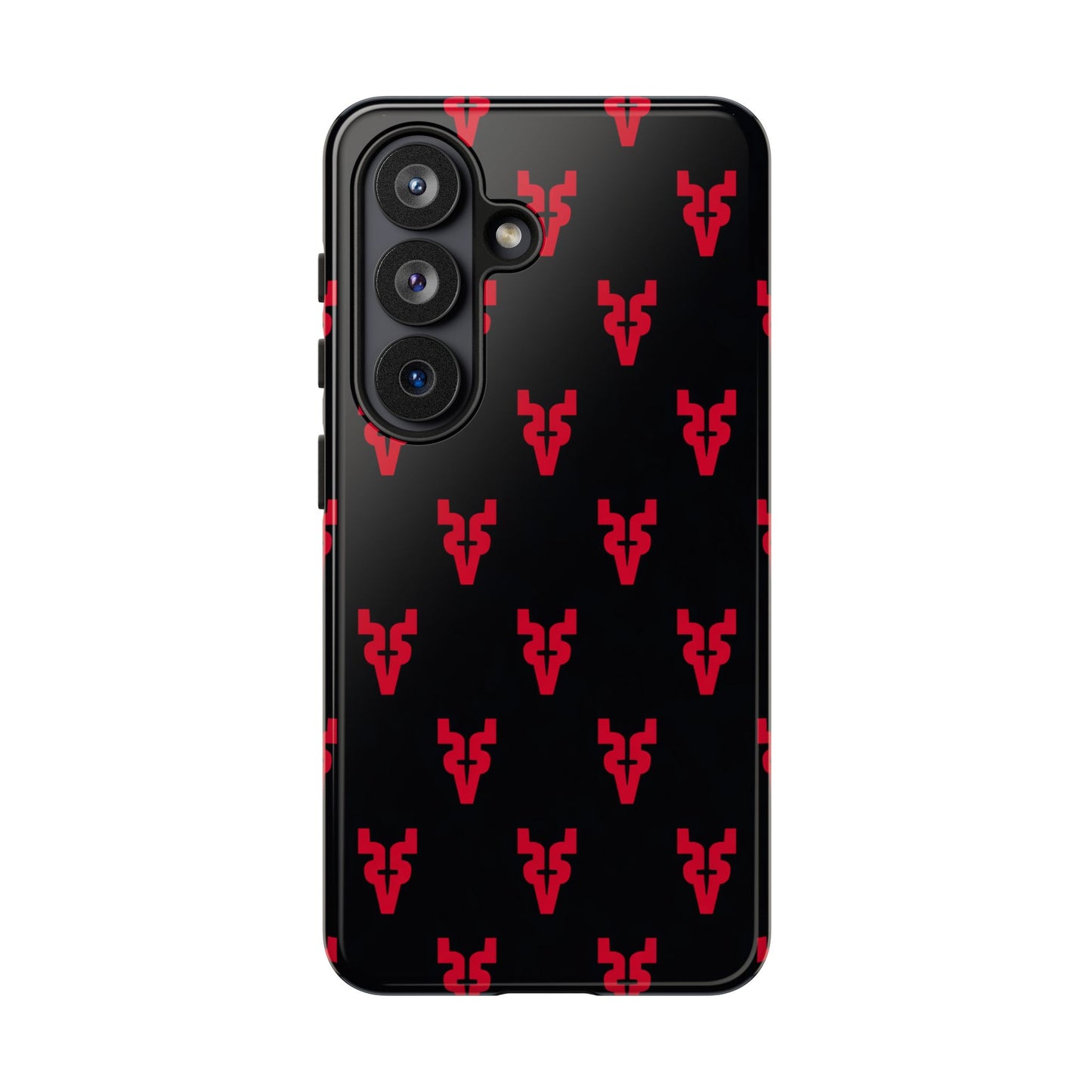 Mazatlán Bull Phone Case – Black Red Streetwear Tough Shockproof Cover