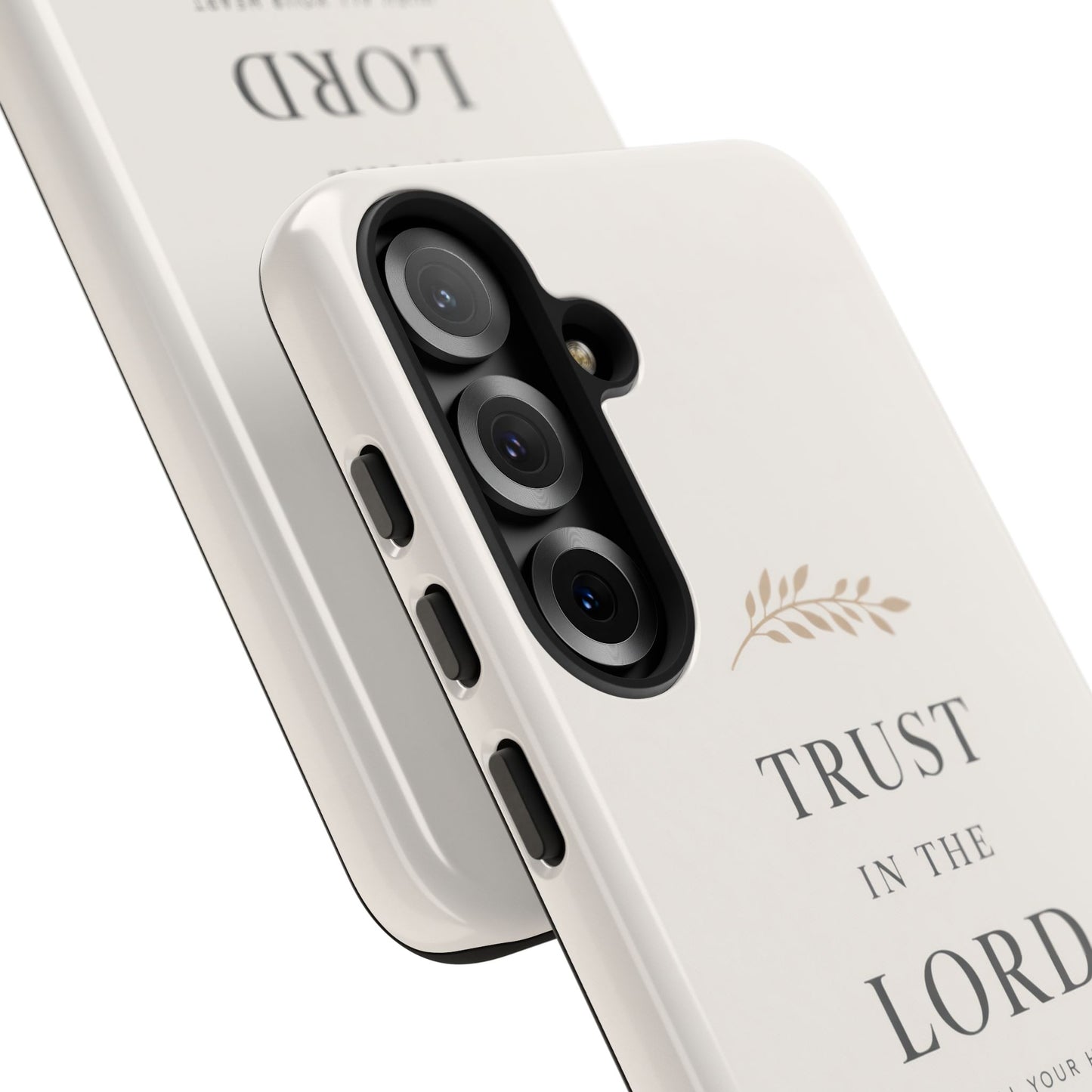 Proverbs 3:5 Christian Phone Case Trust in the Lord Minimalist Faith Cover