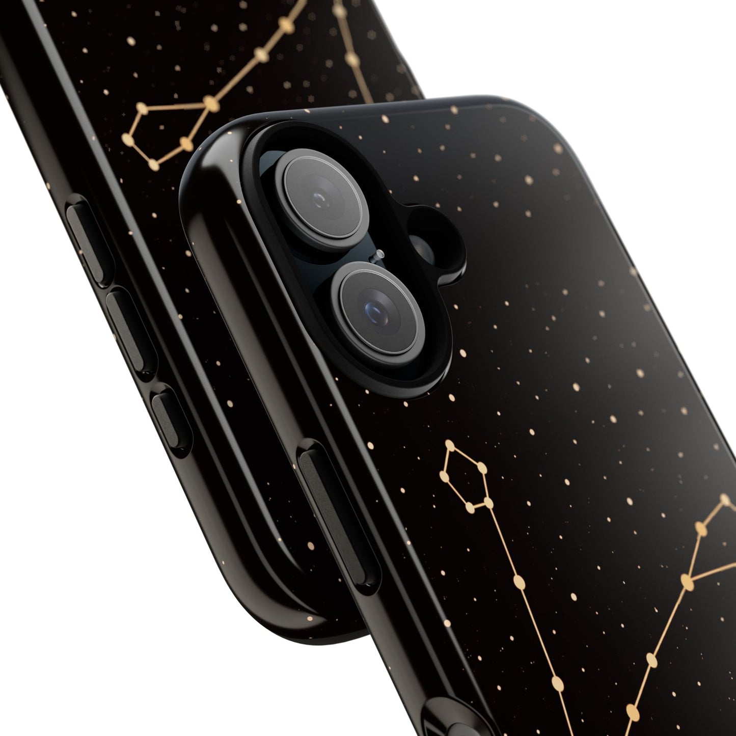 Pisces Zodiac Constellation Phone Case – Luxe Gold Celestial Cover