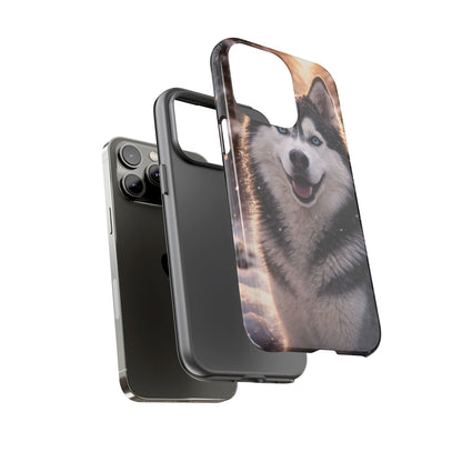Siberian Husky Tough Phone Case | Blue Eyes Dog Cover Protective iPhone Case
