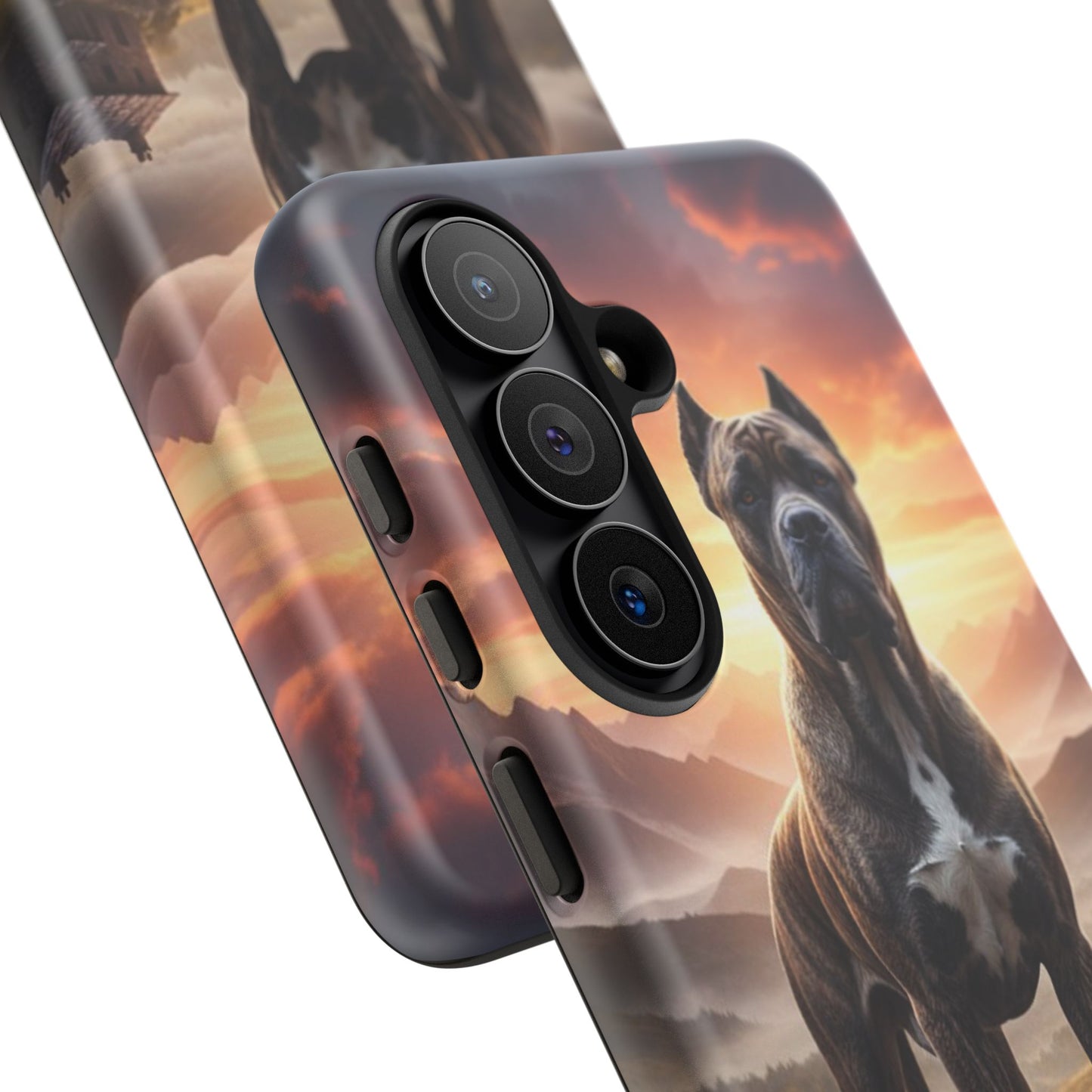 Cane Corso Phone Case – Guard Dog Sunset Tough Case (iPhone, Samsung, Pixel) | Dog Lover Gift