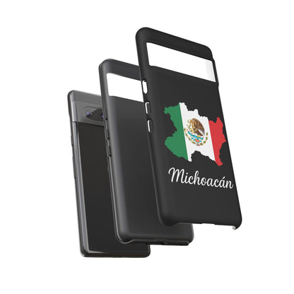 Michoacán Mexico Flag Map Phone Case | Mexican American Pride Tough Case for iPhone & Samsung