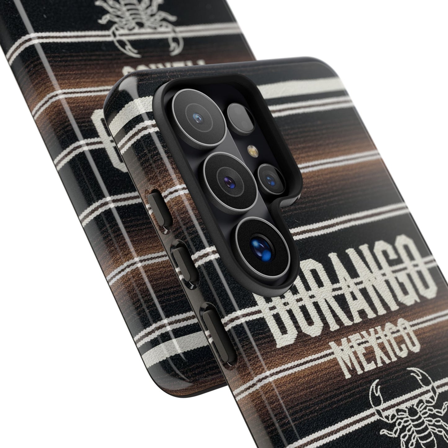 Durango Mexico Phone Case | Serape Scorpion Western Design | Mexican Heritage Tough Case for iPhone & Samsung