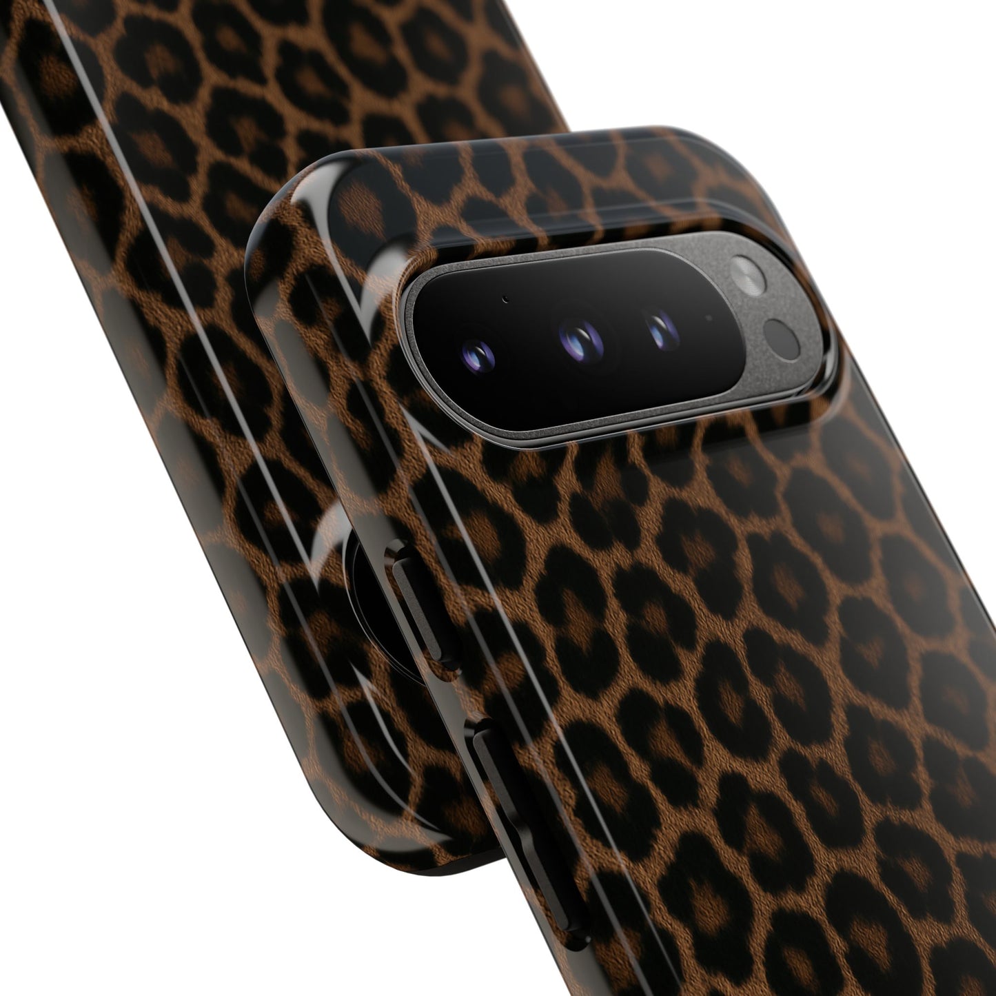 Brown Leopard Print Phone Case | Classic Animal Print Aesthetic Tough Protective Case