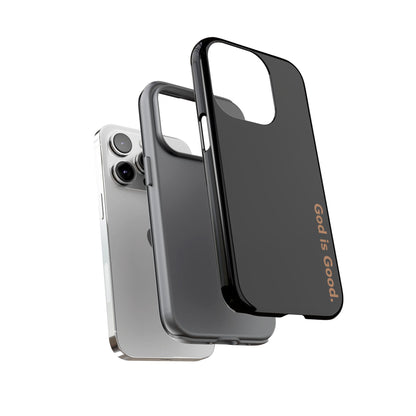 God Is Good Phone Case Minimal Aesthetic Christian Tough Cover