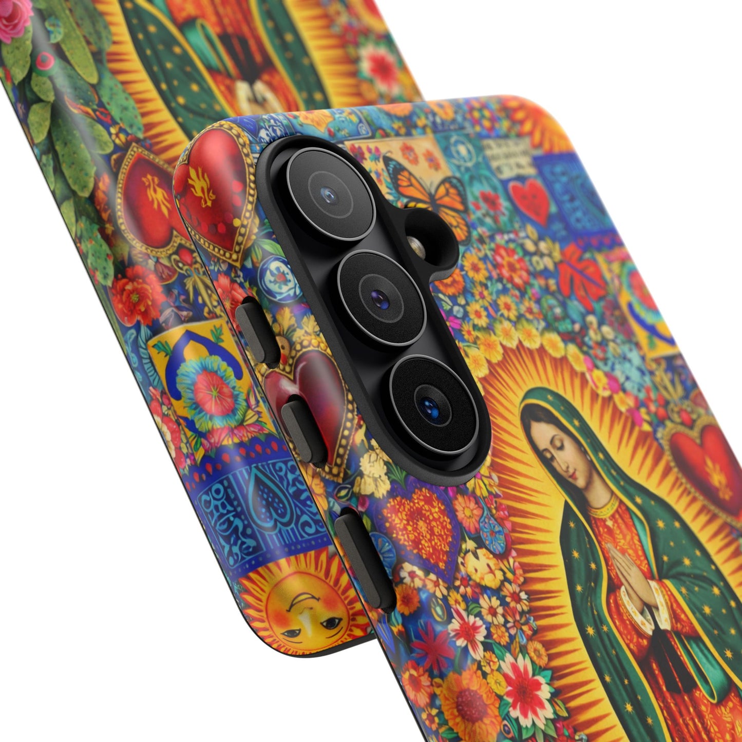 Virgin Mary Guadalupe Phone Case Mexican Folk Art Tough Cover iPhone Samsung