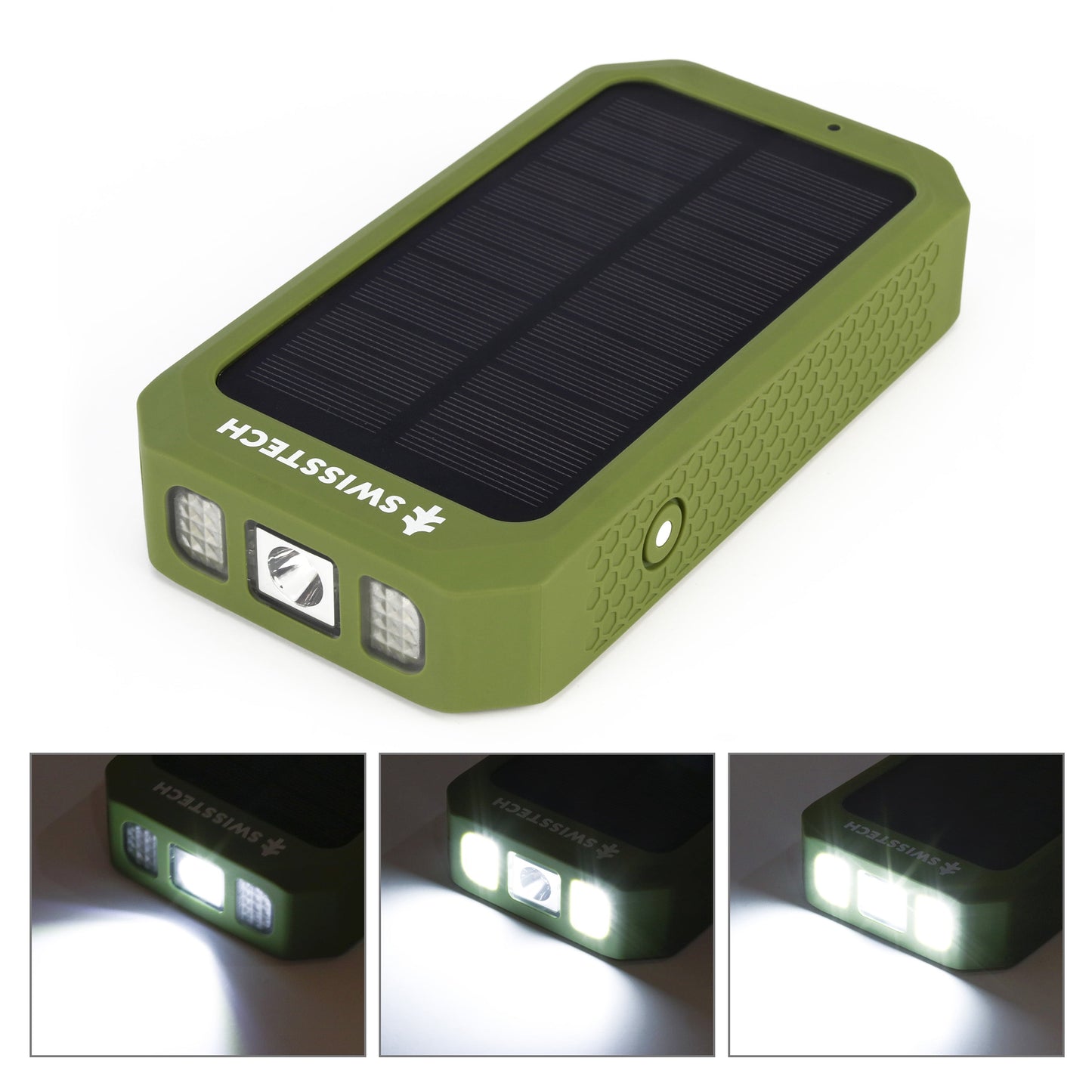 (4 Pack)  Wireless Power Bank, 20000 Mah, Built-In Flashlight, Charging Pad, IP54 Weatherproof, Travel Ready